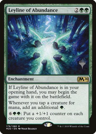 Leyline of Abundance [Core Set 2020 Promos] | Mindsight Gaming