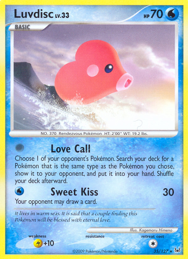 Luvdisc (35/127) [Platinum: Base Set] | Mindsight Gaming