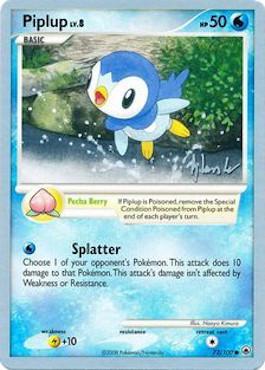 Piplup LV.8 (72/100) (Empotech - Dylan Lefavour) [World Championships 2008] | Mindsight Gaming