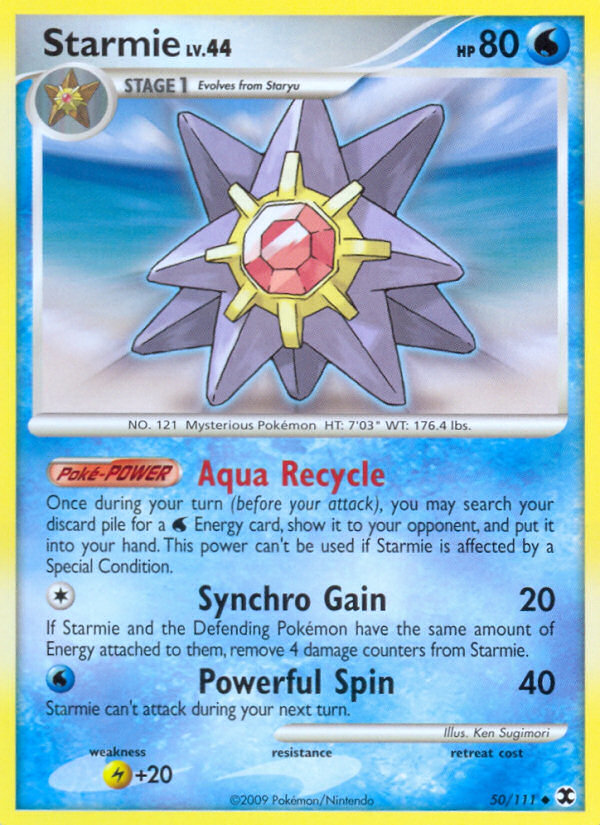 Starmie (50/111) [Platinum: Rising Rivals] | Mindsight Gaming