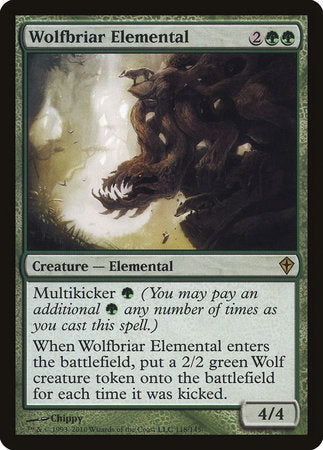 Wolfbriar Elemental [Worldwake] | Mindsight Gaming