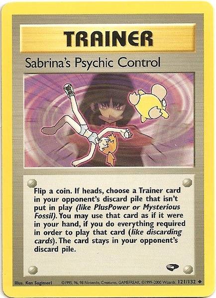 Sabrina's Psychic Control (121/132) [Gym Challenge Unlimited] | Mindsight Gaming