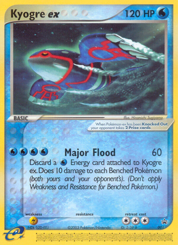 Kyogre ex (001) [Nintendo: Black Star Promos] | Mindsight Gaming