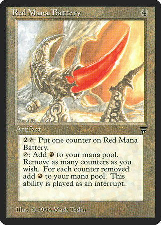 Red Mana Battery [Legends] | Mindsight Gaming