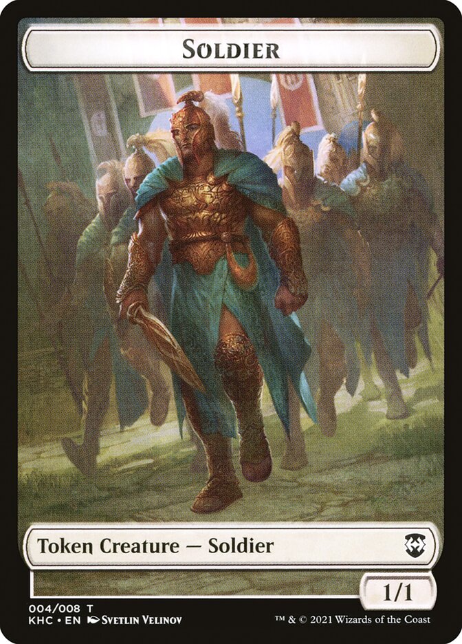 Bird (001) // Soldier Double-sided Token [Kaldheim Commander Tokens] | Mindsight Gaming