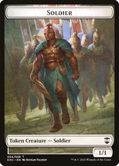 Bird (001) // Soldier Double-sided Token [Kaldheim Commander Tokens] | Mindsight Gaming