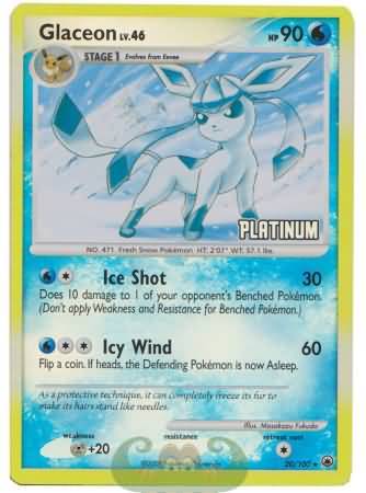 Glaceon (20/100) [Burger King Promos: 2009 Collection] | Mindsight Gaming