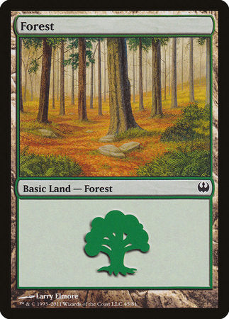 Forest (45) [Duel Decks: Knights vs. Dragons] | Mindsight Gaming