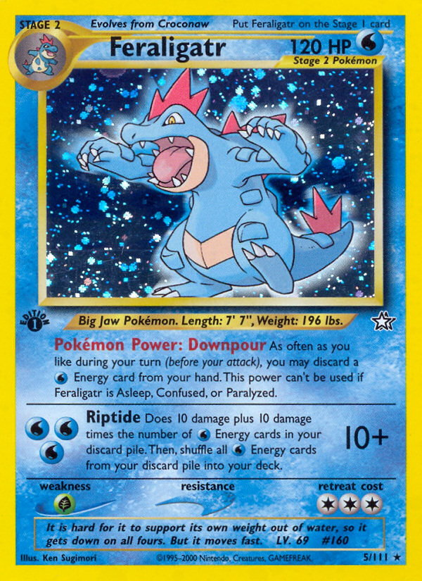 Feraligatr (5/111) [Neo Genesis 1st Edition] | Mindsight Gaming