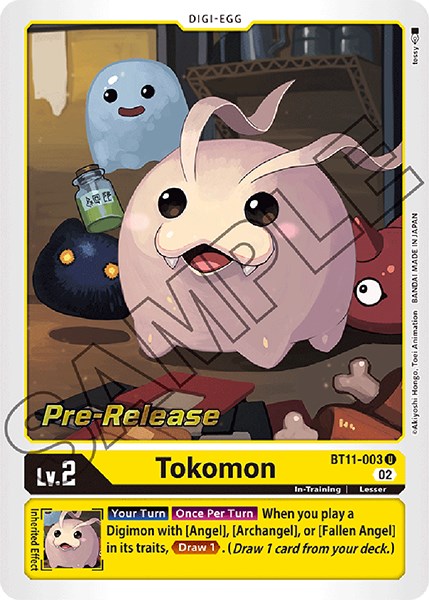 Tokomon [BT11-003] [Dimensional Phase Pre-Release Promos] | Mindsight Gaming