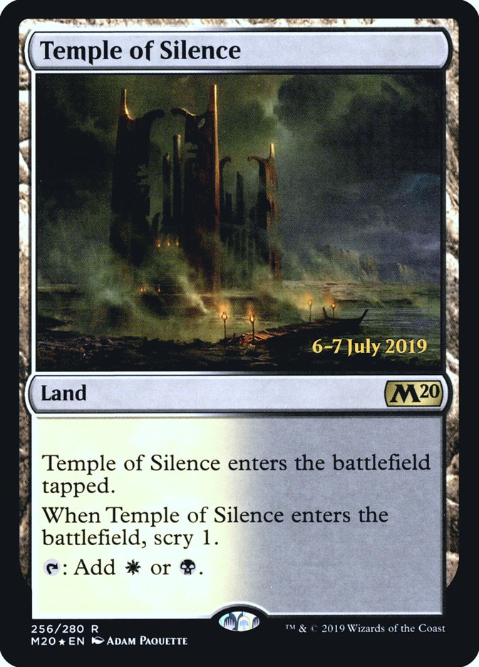 Temple of Silence  [Core Set 2020 Prerelease Promos] | Mindsight Gaming