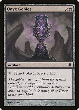 Onyx Goblet [Shards of Alara] | Mindsight Gaming