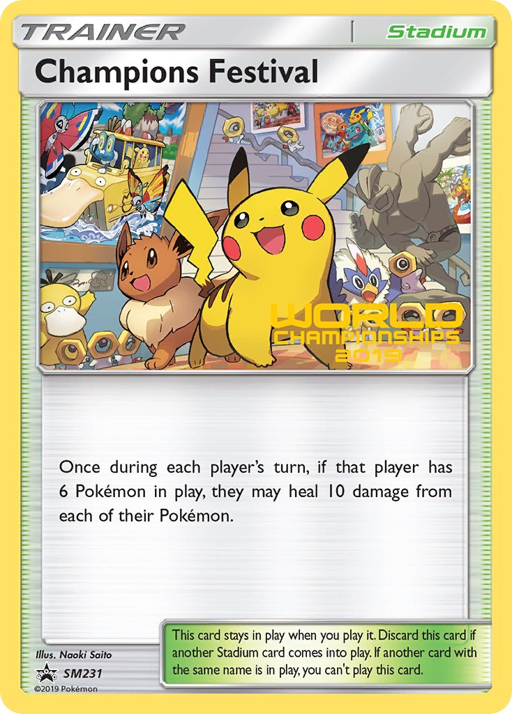 Champions Festival (SM231) (Quarter Finalist 2019) [Sun & Moon: Black Star Promos] | Mindsight Gaming