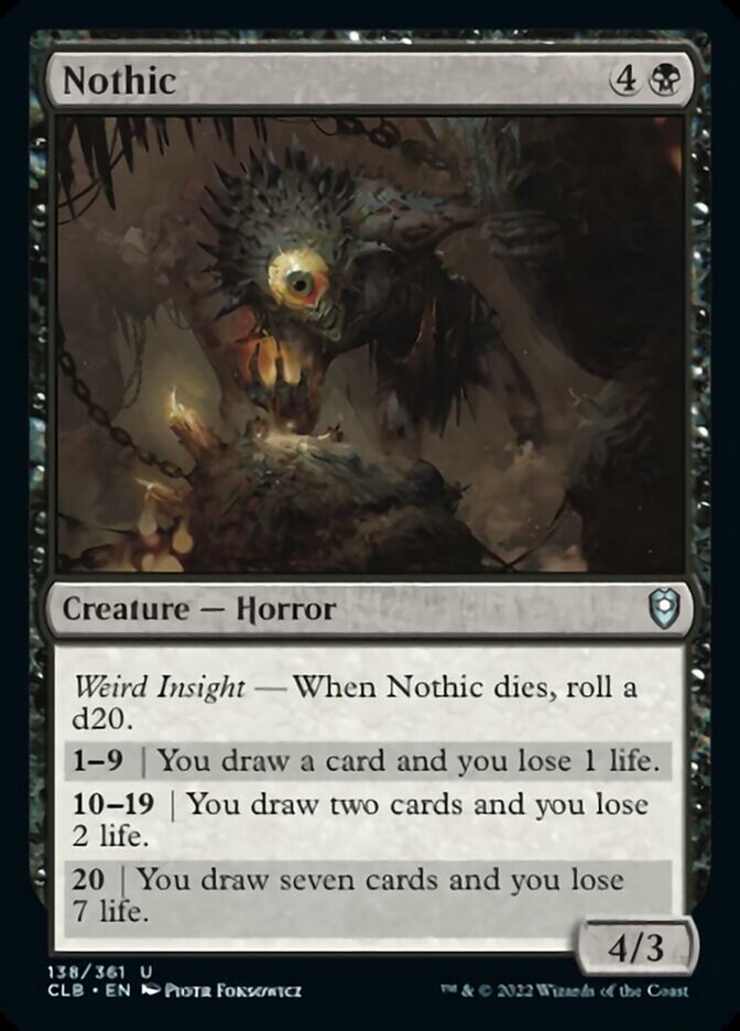 Nothic [Commander Legends: Battle for Baldur's Gate] | Mindsight Gaming