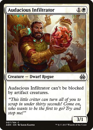 Audacious Infiltrator [Aether Revolt] | Mindsight Gaming