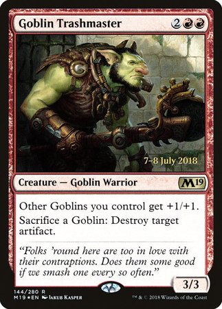 Goblin Trashmaster [Core Set 2019 Promos] | Mindsight Gaming