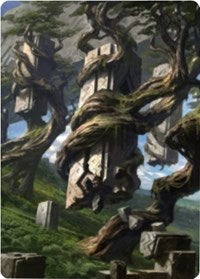 Forest 2 Art Card [Zendikar Rising Art Series] | Mindsight Gaming