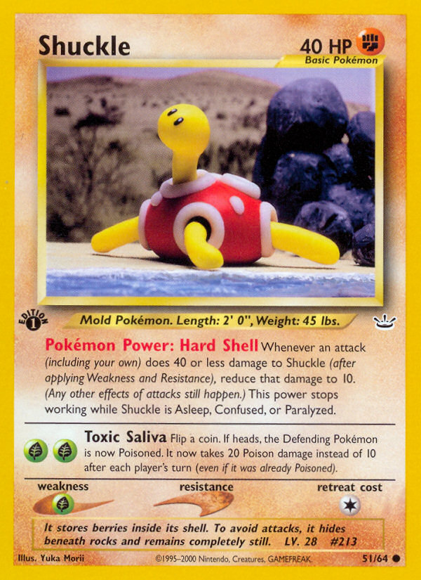 Shuckle (51/64) [Neo Revelation 1st Edition] | Mindsight Gaming