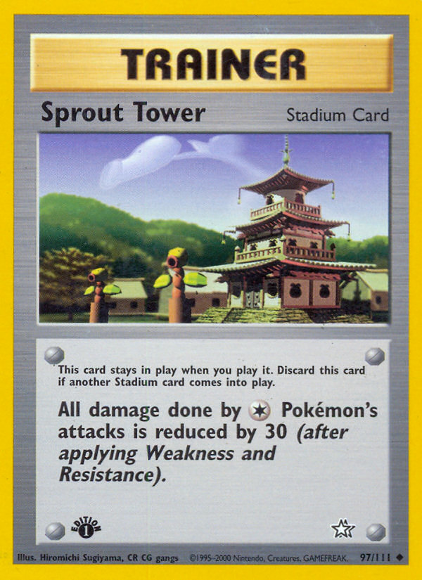 Sprout Tower (97/111) [Neo Genesis 1st Edition] | Mindsight Gaming