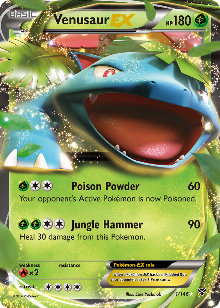 Venusaur EX (1/146) [XY: Base Set] | Mindsight Gaming