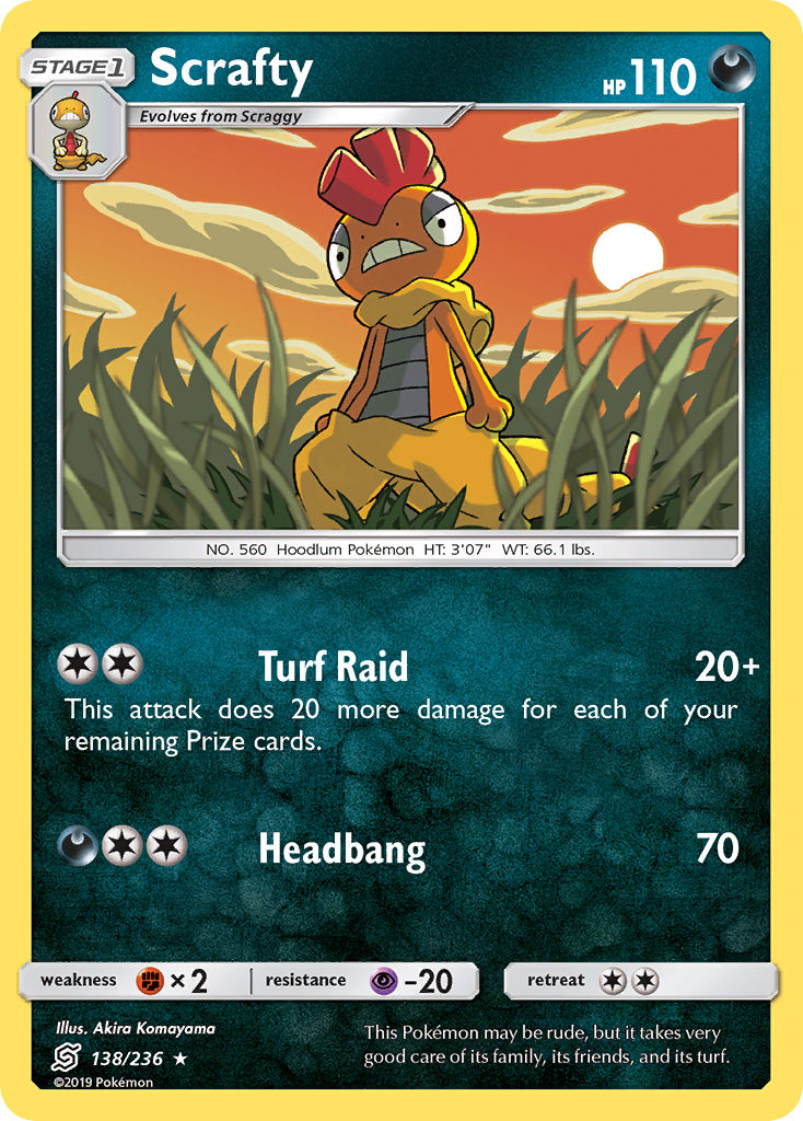 Scrafty (138/236) [Sun & Moon: Unified Minds] | Mindsight Gaming