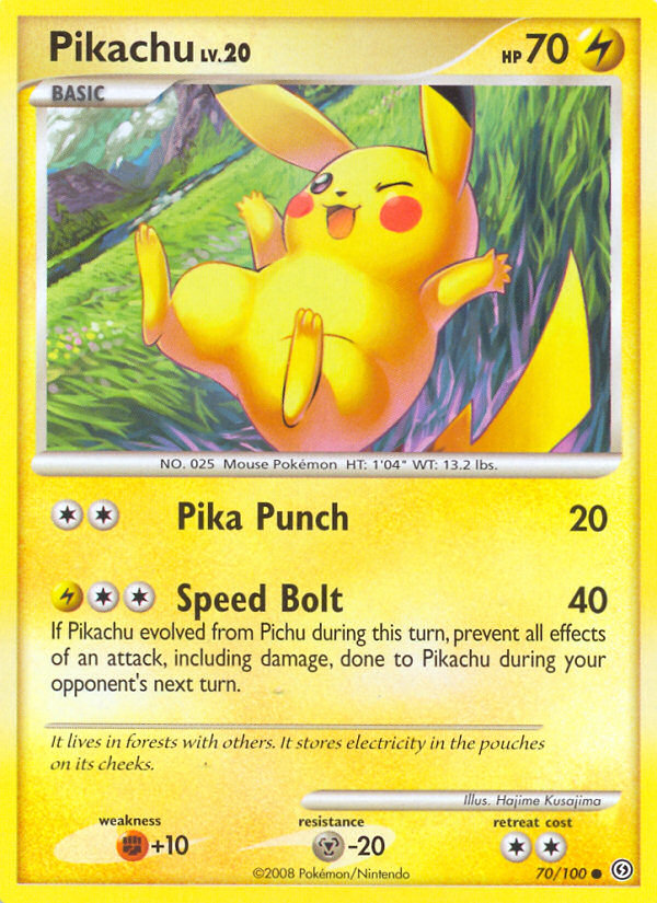 Pikachu (70/100) [Diamond & Pearl: Stormfront] | Mindsight Gaming