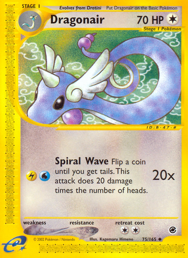 Dragonair (75/165) [Expedition: Base Set] | Mindsight Gaming