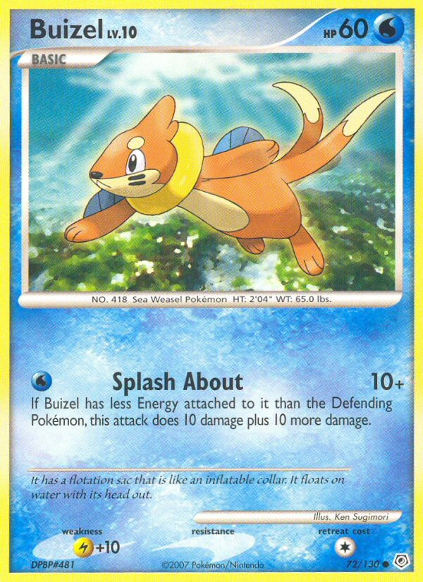 Buizel (72/130) [Diamond & Pearl: Base Set] | Mindsight Gaming