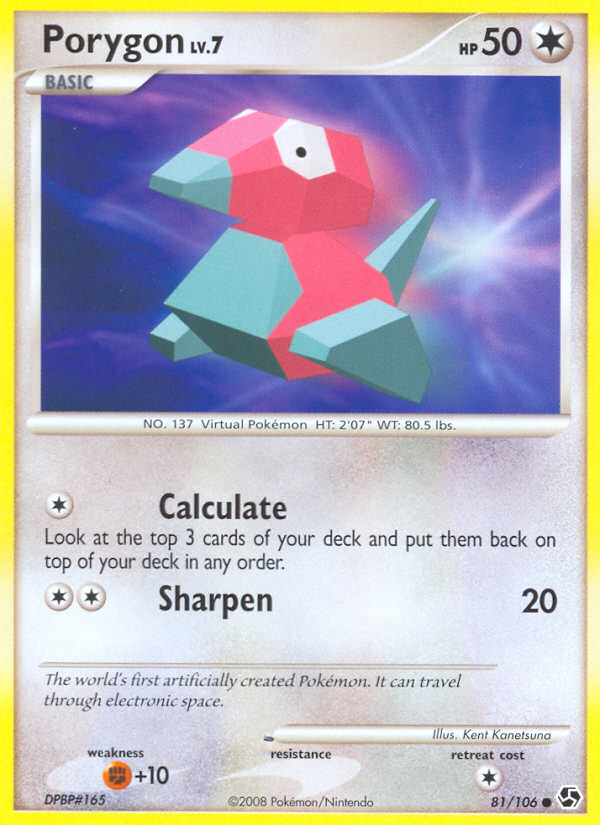 Porygon (81/106) [Diamond & Pearl: Great Encounters] | Mindsight Gaming