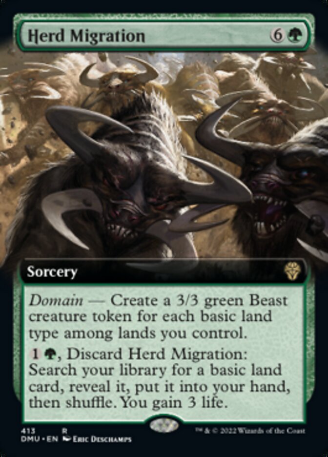 Herd Migration (Extended Art) [Dominaria United] | Mindsight Gaming