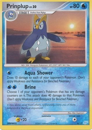 Prinplup (6/12) [Diamond & Pearl: Trainer Kit - Manaphy] | Mindsight Gaming