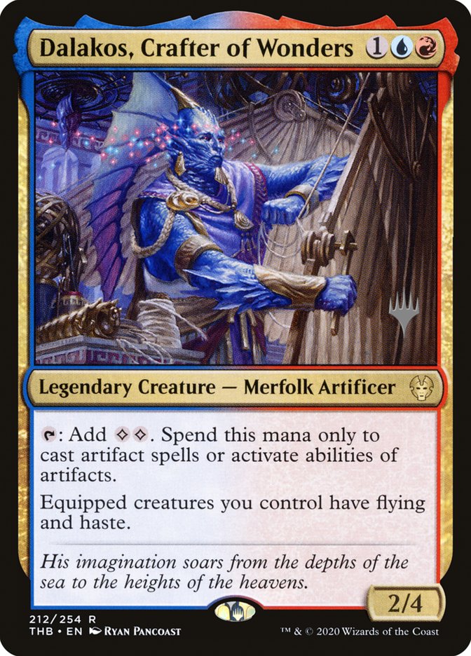 Dalakos, Crafter of Wonders (Promo Pack) [Theros Beyond Death Promos] | Mindsight Gaming