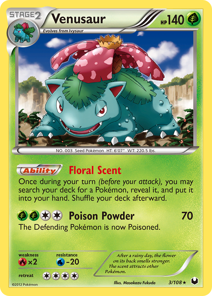 Venusaur (3/108) [Black & White: Dark Explorers] | Mindsight Gaming