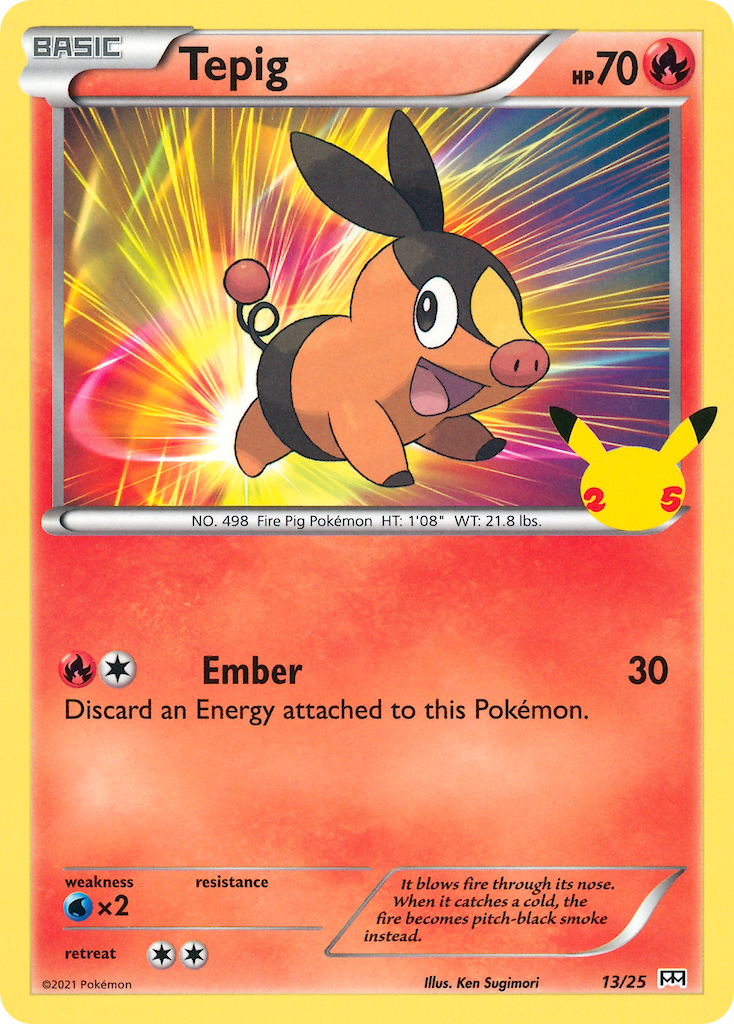 Tepig (13/25) [McDonald's 25th Anniversary] | Mindsight Gaming