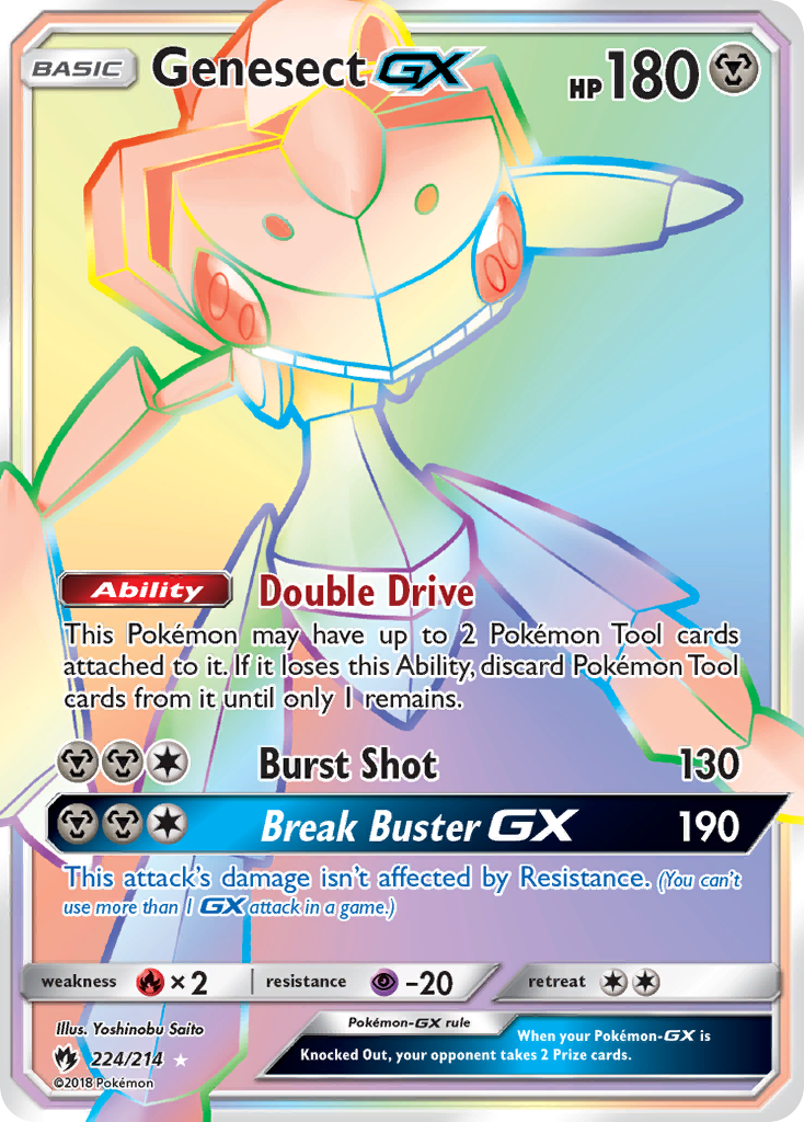 Genesect GX (224/214) [Sun & Moon: Lost Thunder] | Mindsight Gaming