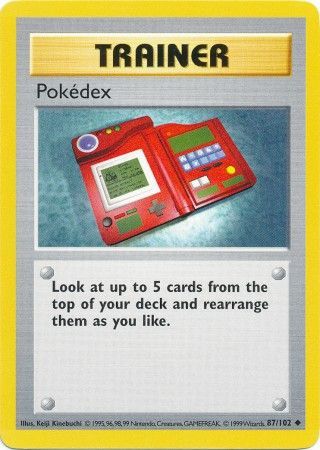 Pokedex (87/102) [Base Set Shadowless Unlimited] | Mindsight Gaming