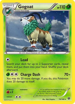 Gogoat (19/146) (Cosmos Holo) [XY: Base Set] | Mindsight Gaming