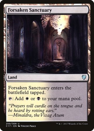 Forsaken Sanctuary [Commander 2017] | Mindsight Gaming