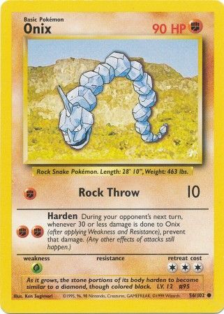 Onix (56/102) [Base Set Unlimited] | Mindsight Gaming