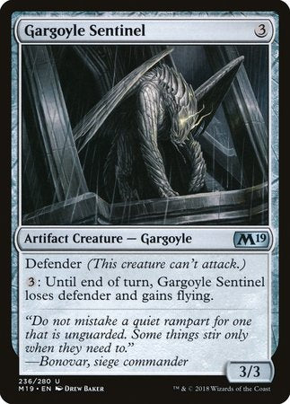 Gargoyle Sentinel [Core Set 2019] | Mindsight Gaming