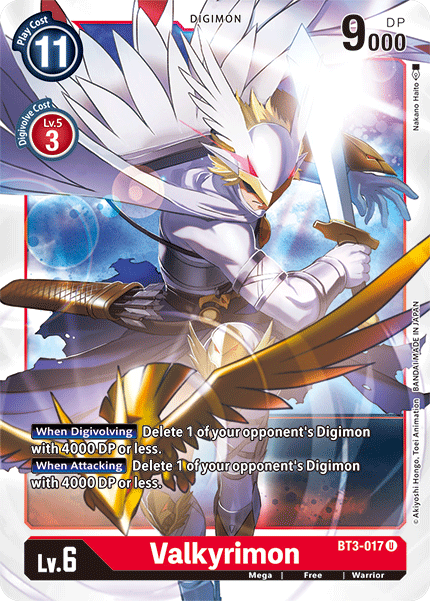 Valkyrimon [BT3-017] [Release Special Booster Ver.1.5] | Mindsight Gaming