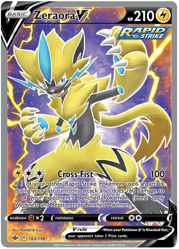 Zeraora V (165/198) [Sword & Shield: Chilling Reign] | Mindsight Gaming