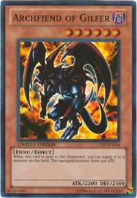 Archfiend of Gilfer [CT07-EN014] Super Rare | Mindsight Gaming