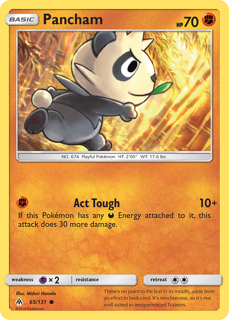 Pancham (65/131) [Sun & Moon: Forbidden Light] | Mindsight Gaming