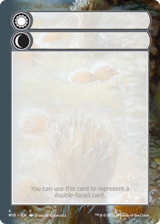 Helper Card (4/9) [Innistrad: Midnight Hunt Tokens] | Mindsight Gaming