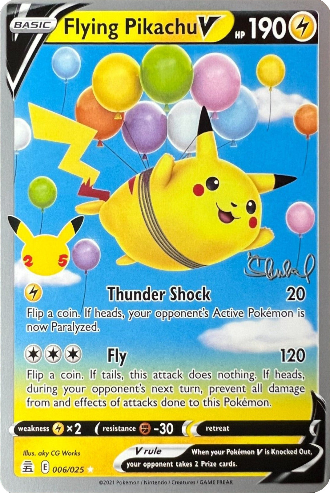 Flying Pikachu V (006/025) (ADP - Ondrej Skubal) [World Championships 2022] | Mindsight Gaming