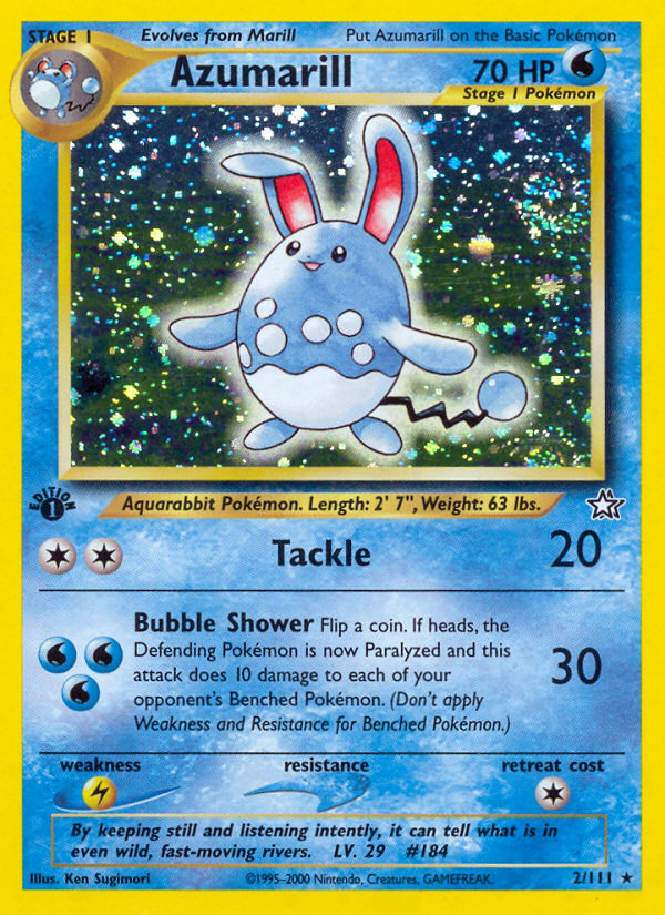 Azumarill (2/111) [Neo Genesis 1st Edition] | Mindsight Gaming