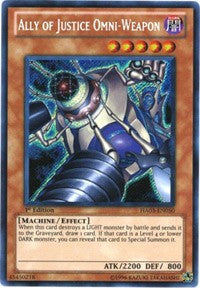 Ally of Justice Omni-Weapon [HA03-EN050] Secret Rare | Mindsight Gaming