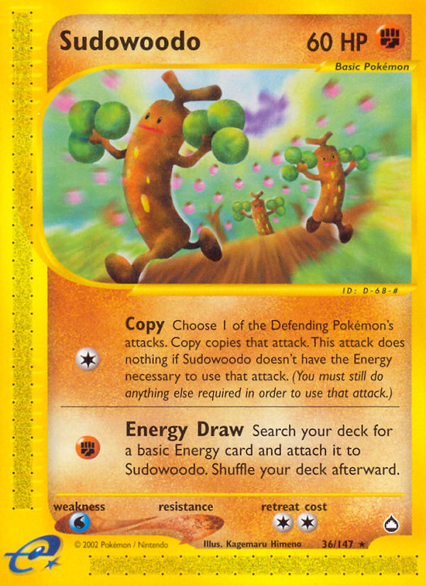 Sudowoodo (36/147) [Aquapolis] | Mindsight Gaming