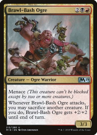 Brawl-Bash Ogre [Core Set 2019] | Mindsight Gaming